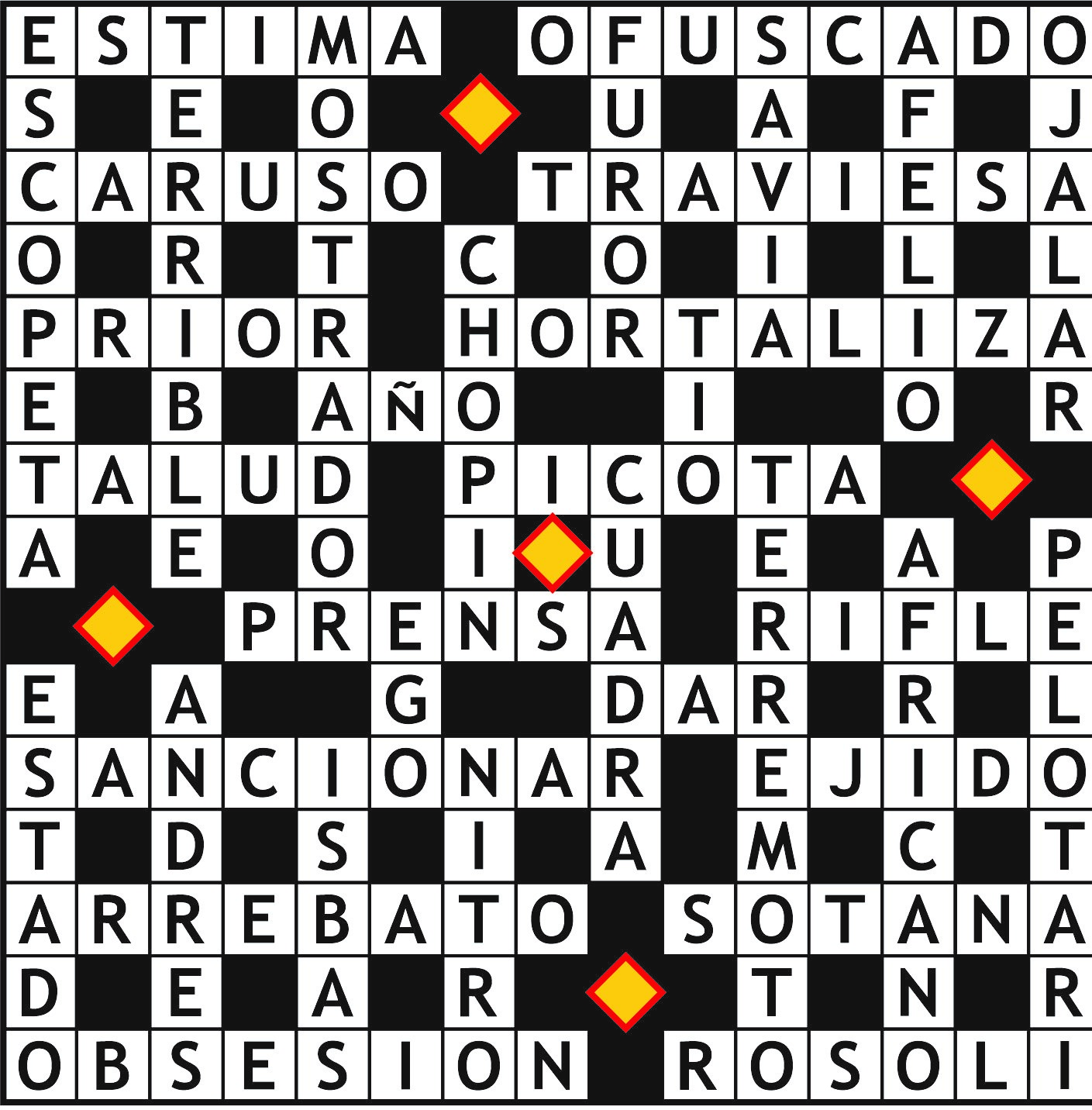 Solución del juego anterior.