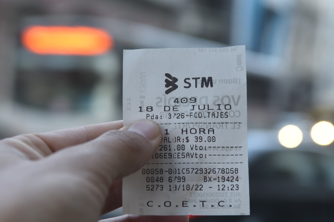 Boleto. Foto: Juan Manuel Ramos.