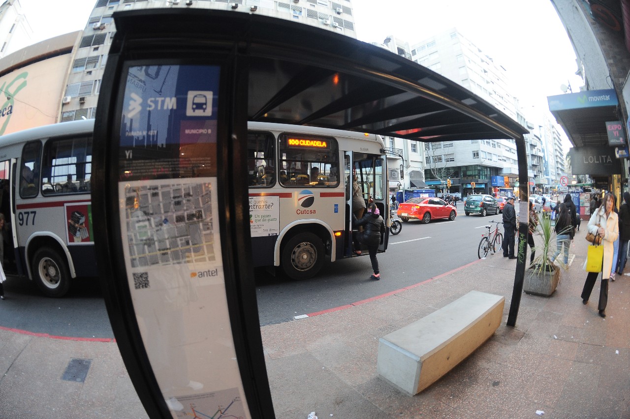 Parada de ómnibus. Foto: Juan Manuel Ramos.