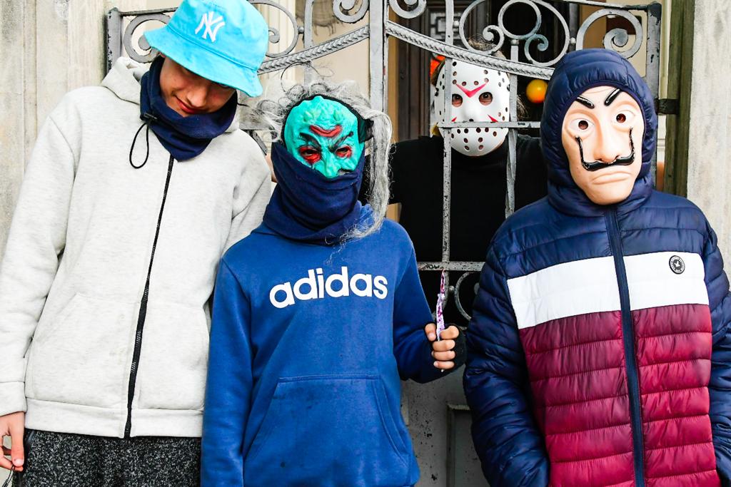 Niños celebran Halloween. Foto: Estefanía Leal