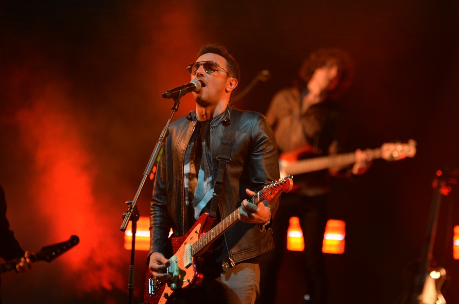 Emiliano Brancciari de No Te Va Gustar en el Teatro de Verano. Foto: Juan Manuel Ramos