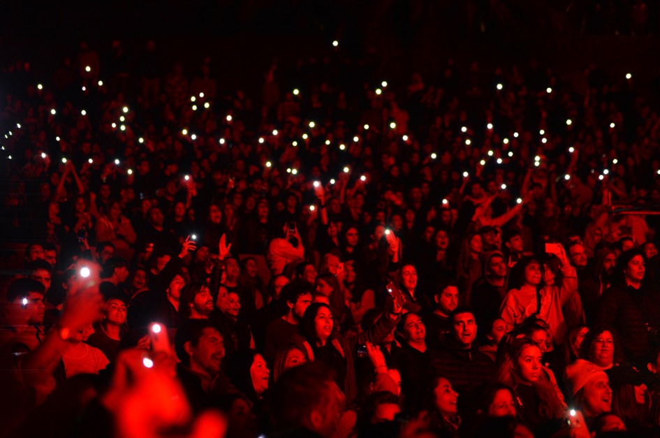 Público en un recital. Foto: Juan Manuel Ramos
