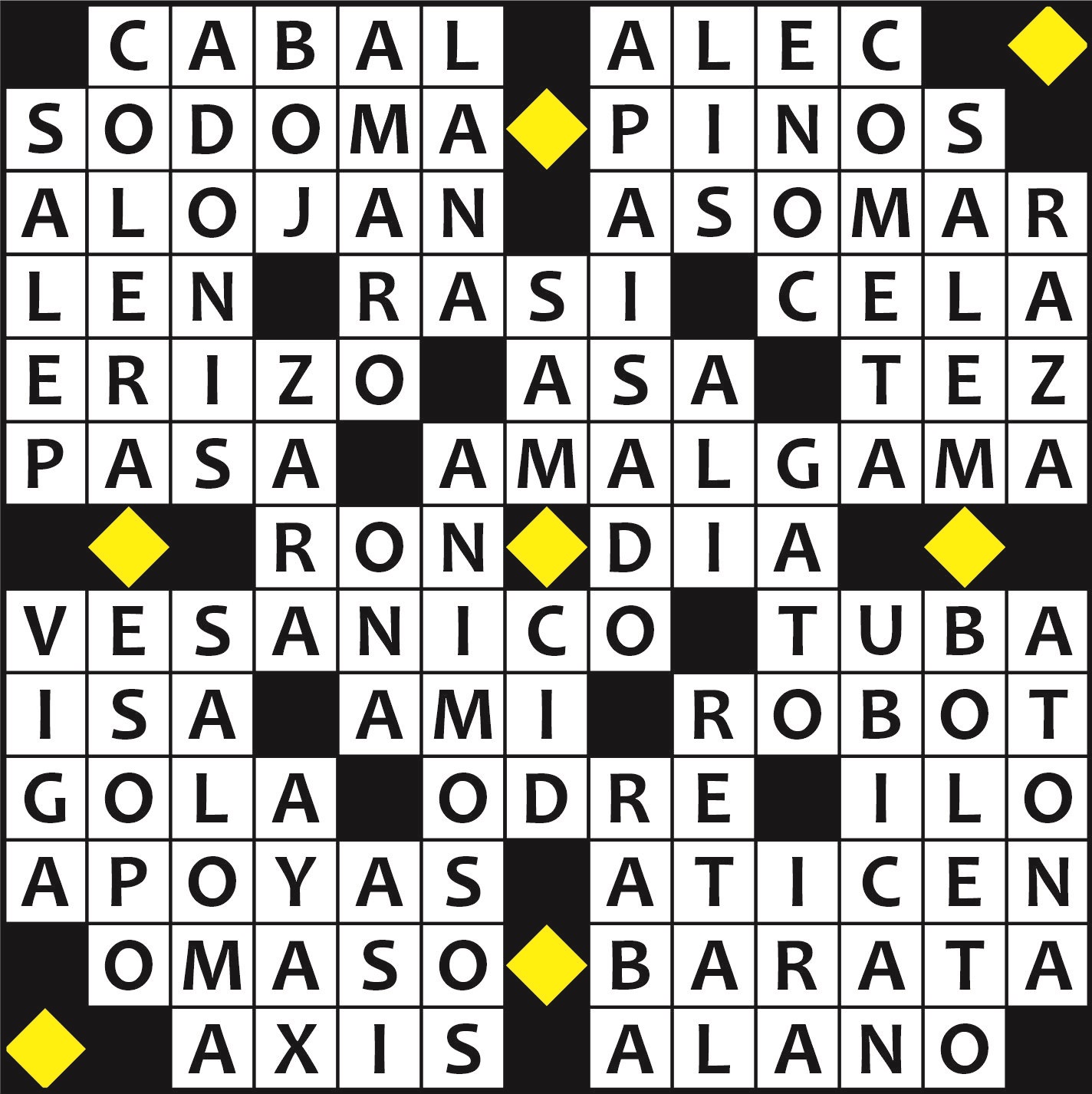 Solución del juego anterior