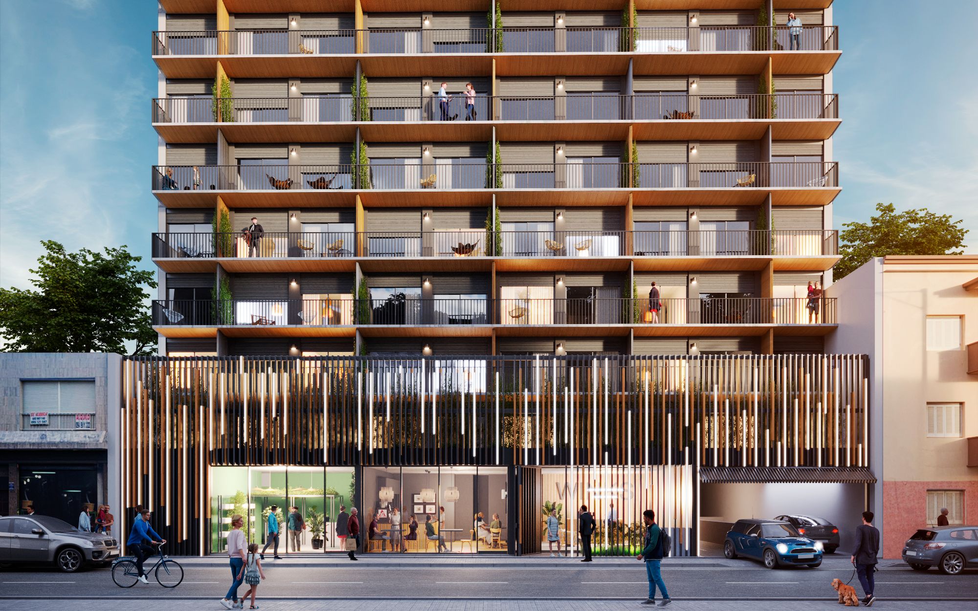 El proyecto del edificio Winks