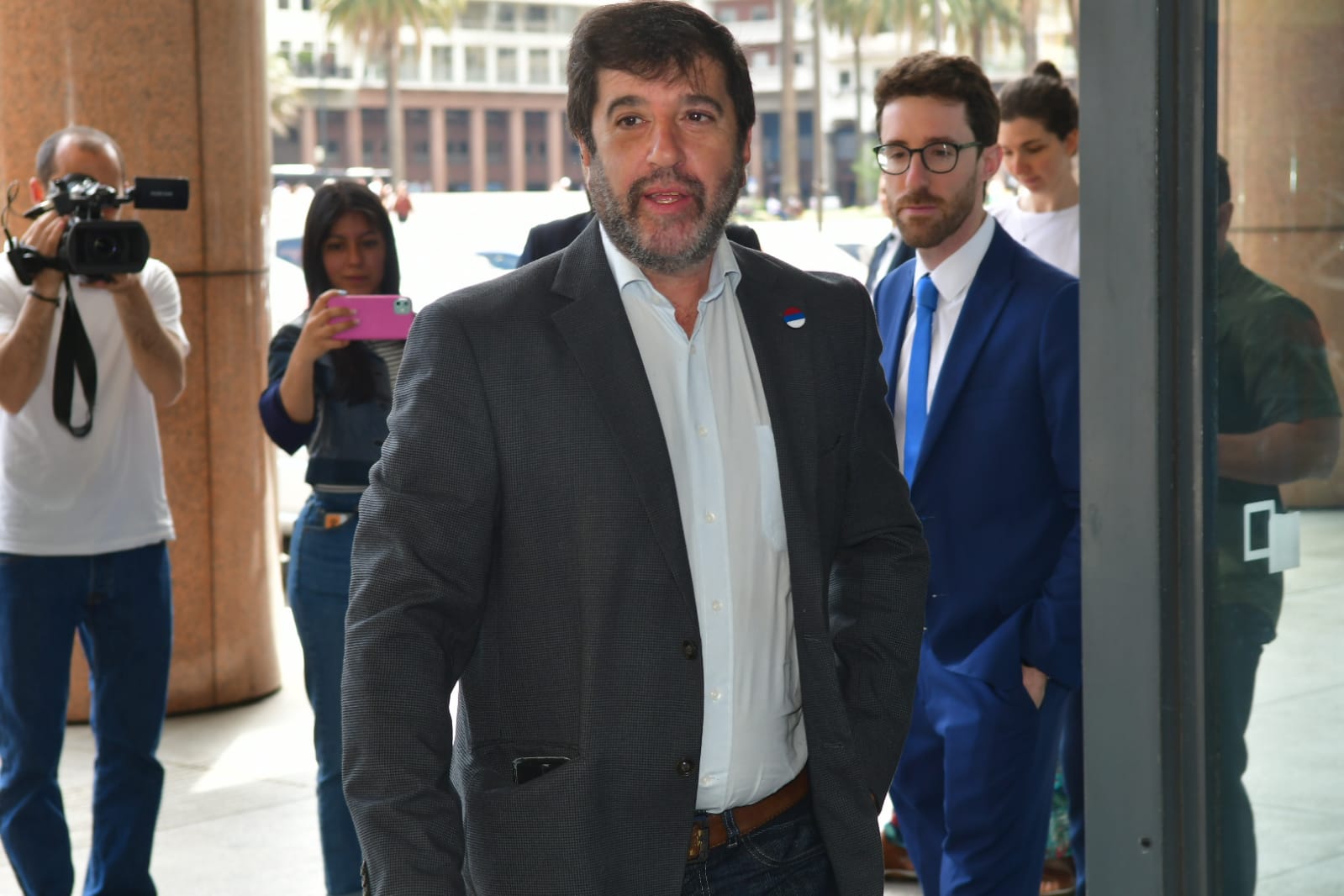 Fernando Pereira en Torre Ejecutiva. Foto: Francisco Flores