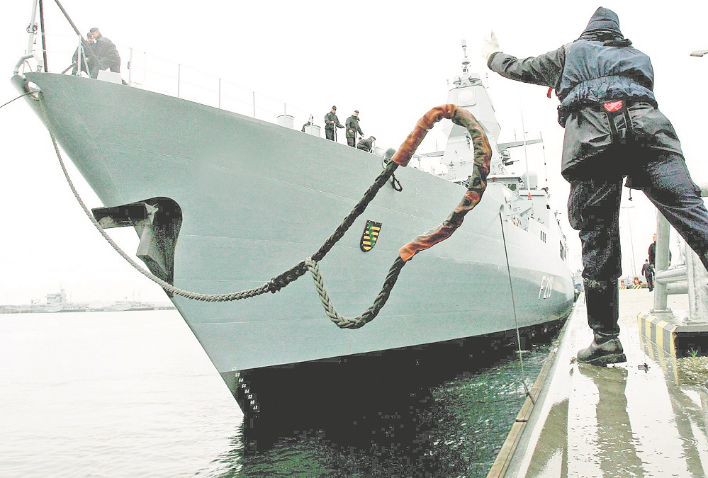 Buque sobre el mar Báltico