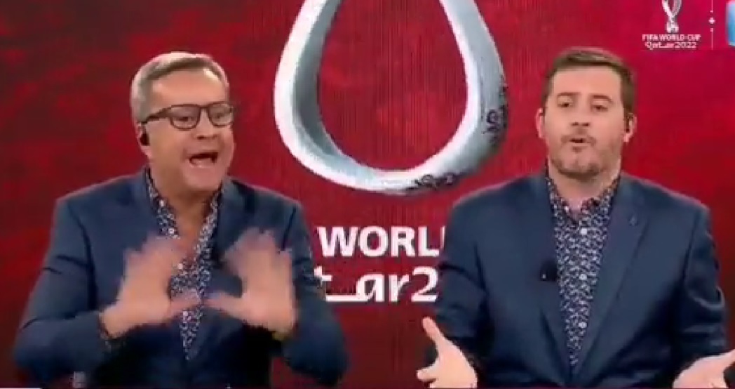 Julio Rïos y Sebastián Giovanelli. Foto: Captura Canal 10.