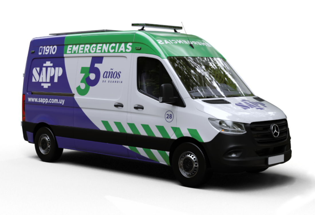 Las ambulancias de SAPP.